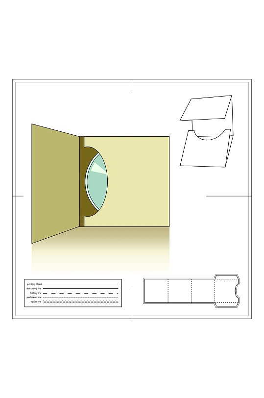 个性创意纸盒包装设计图纸