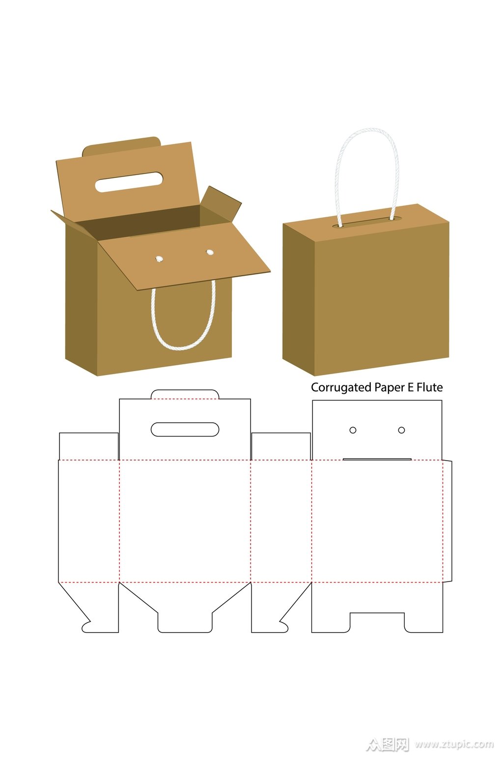 手提线条各式包装设计矢量图纸素材