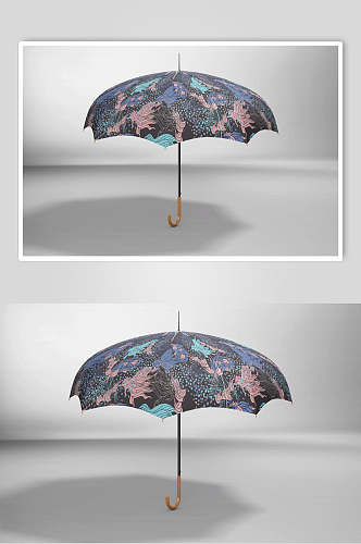 时尚雨伞样机