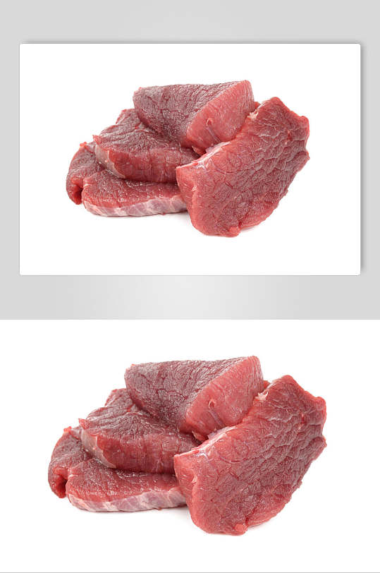 新鲜食材瘦肉猪肉图片