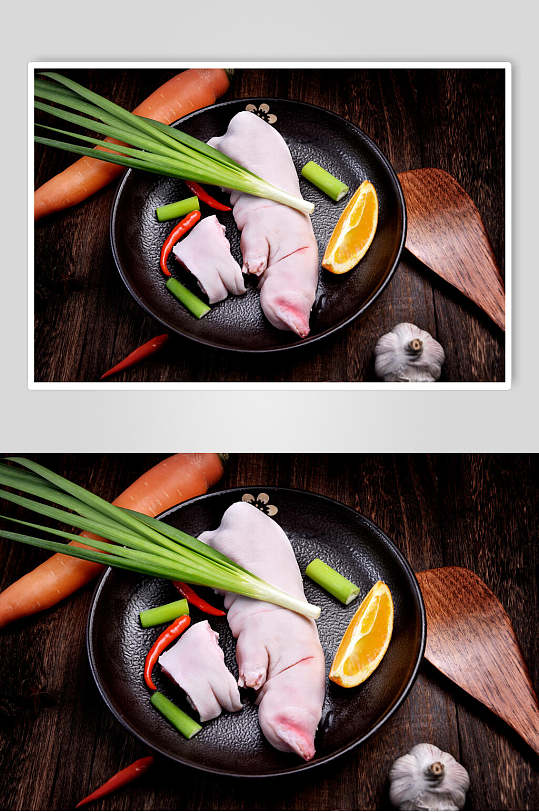 猪脚猪肉横图食品餐饮图片