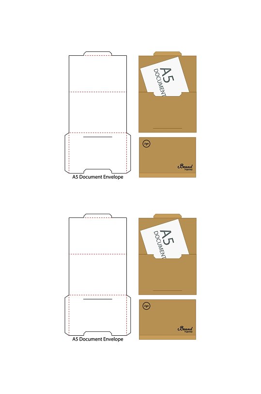 简约通用各式包装设计矢量图纸