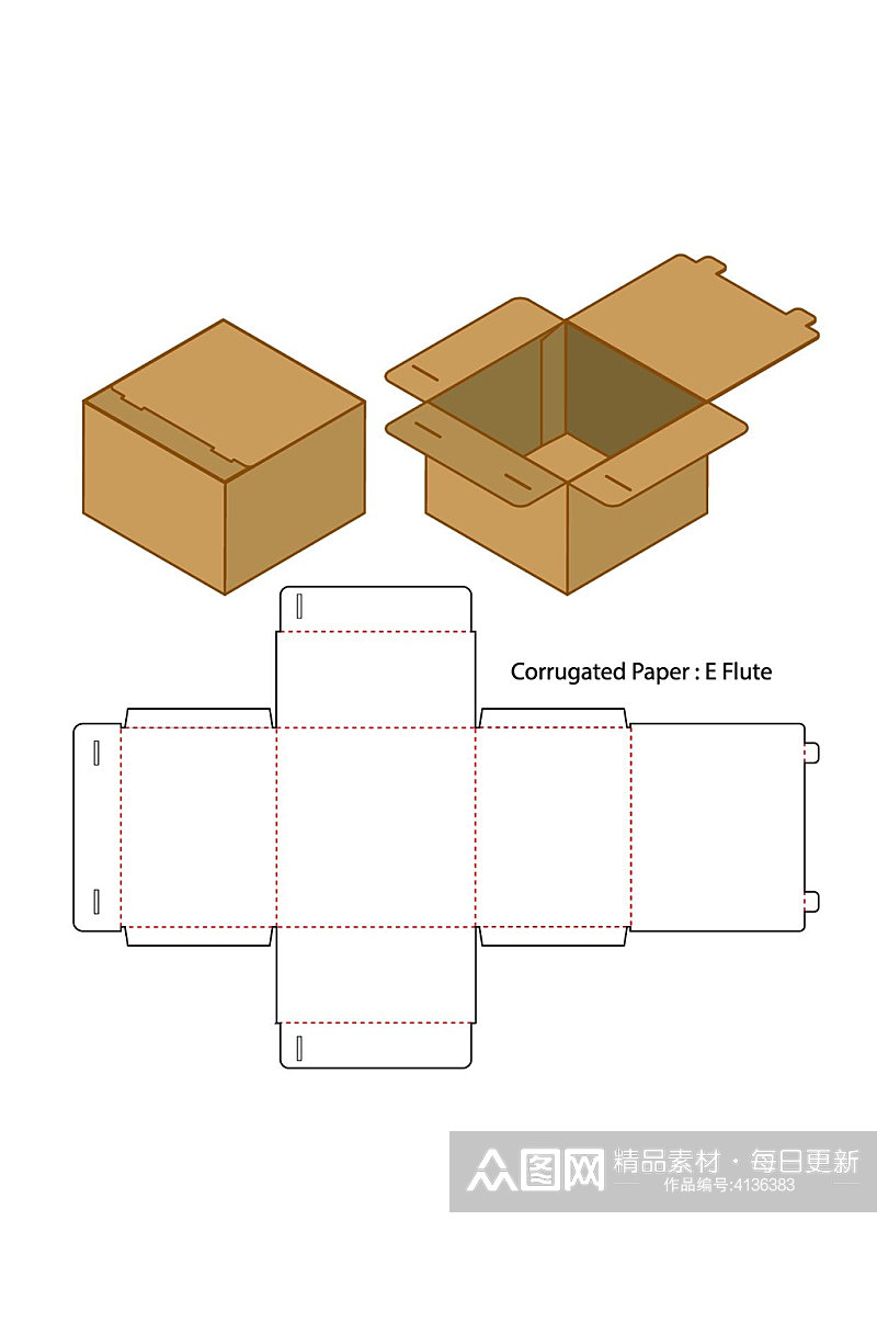 个性极简各式包装设计矢量图纸素材