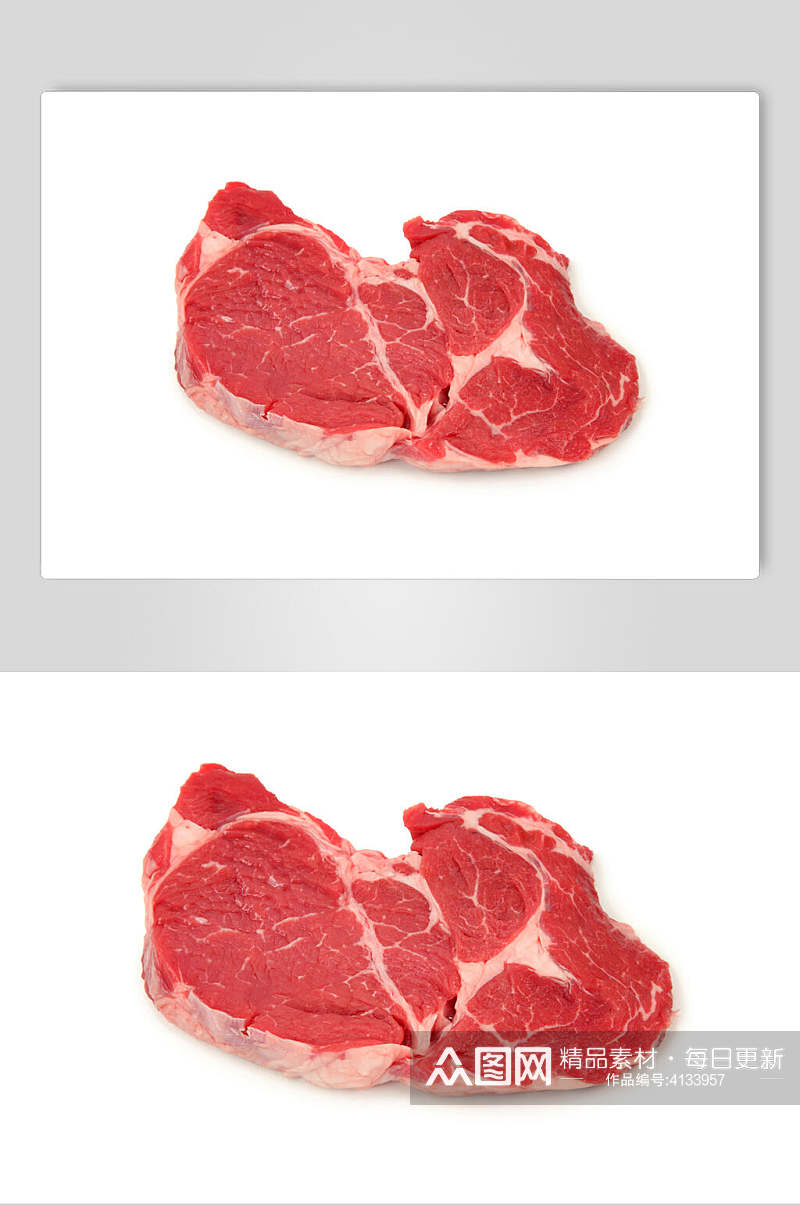 白底食材牛肉图片素材