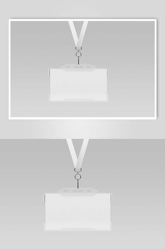 吊牌白色贴图vi样机