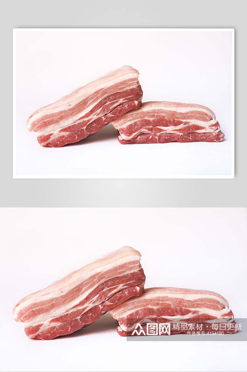 五花肉猪肉横图餐饮高清图片素材
