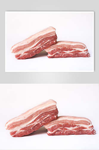 五花肉猪肉横图餐饮高清图片