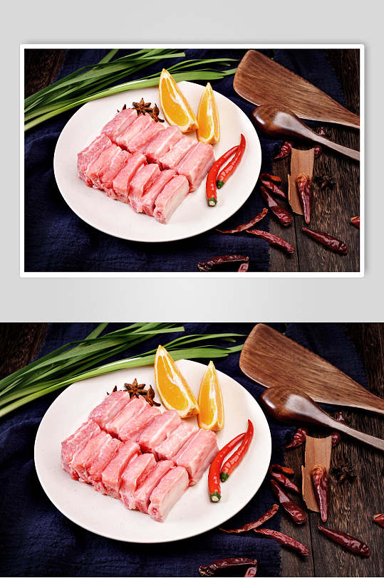 香辣猪肉横图餐饮图片