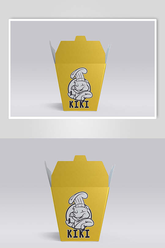 包装盒餐饮店海报展板样机