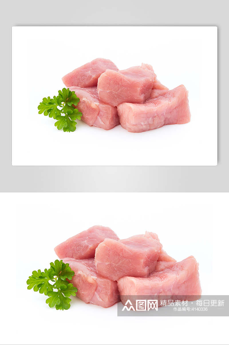 新鲜猪肉图片素材