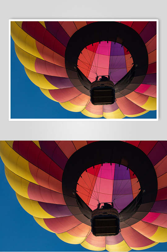 内部热气球风景图片
