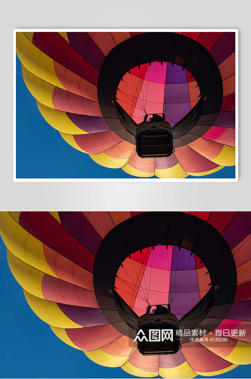 内部热气球风景图片素材