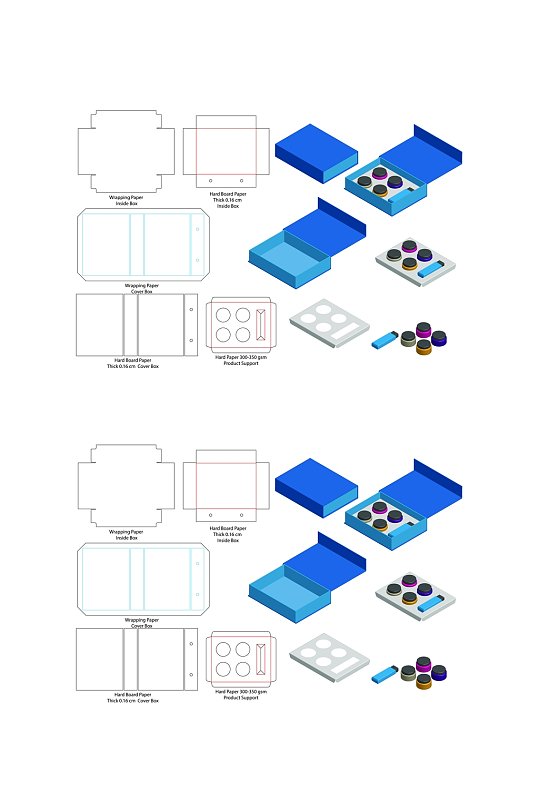 经典通用各式包装设计矢量图纸