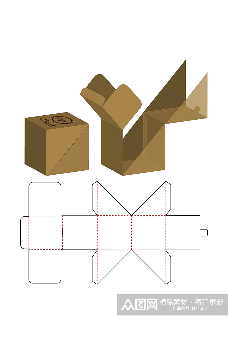 几何图形各式包装设计矢量图纸素材
