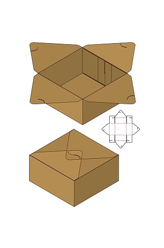 产品包装设计通用产品包装矢量量图纸