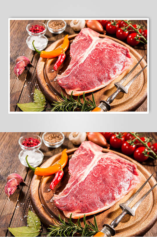 健康美味猪肉横图餐饮图片