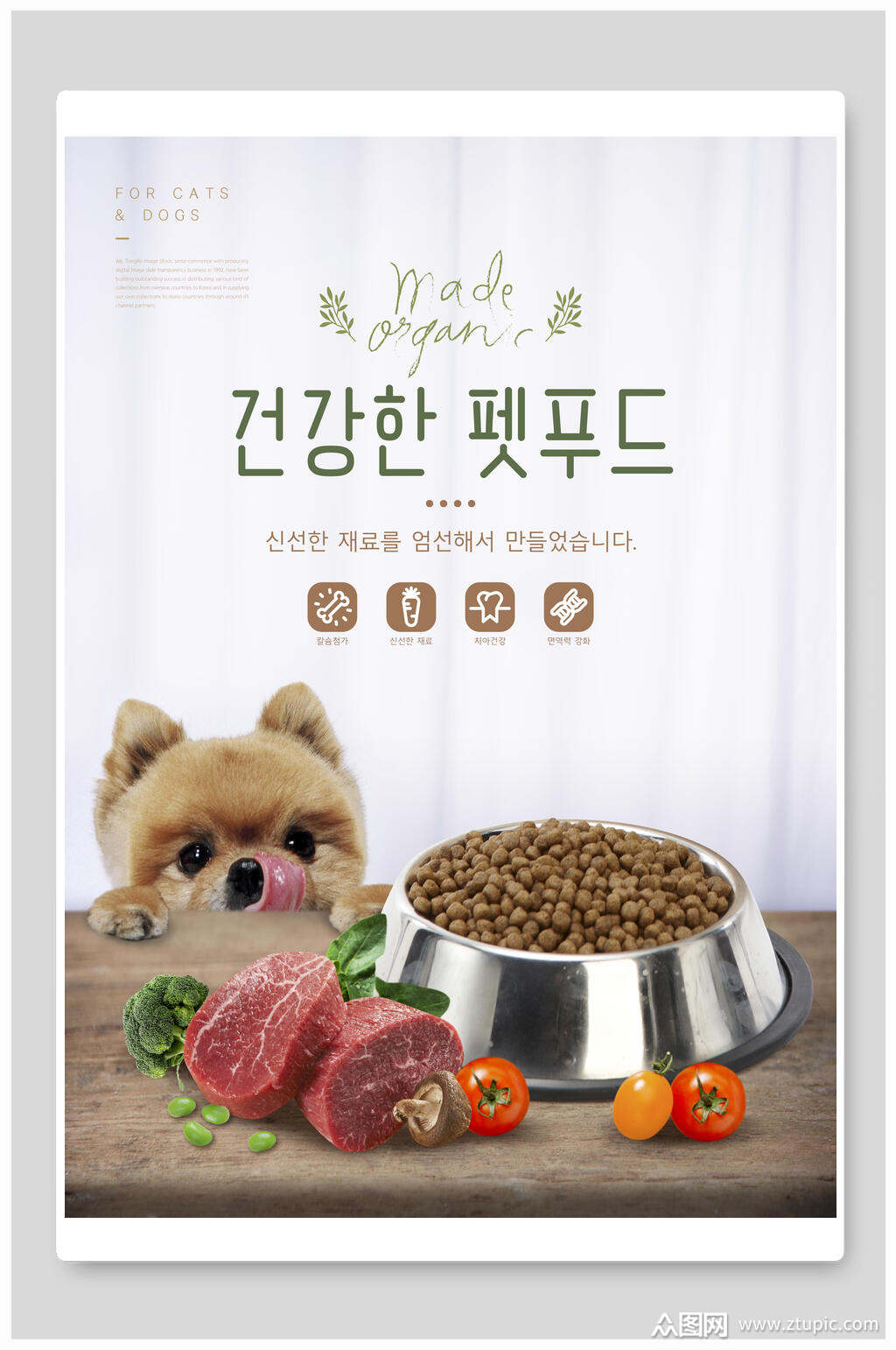 时尚狗粮海报素材免费下载,本作品是由小梁上传的原创平面广告素材