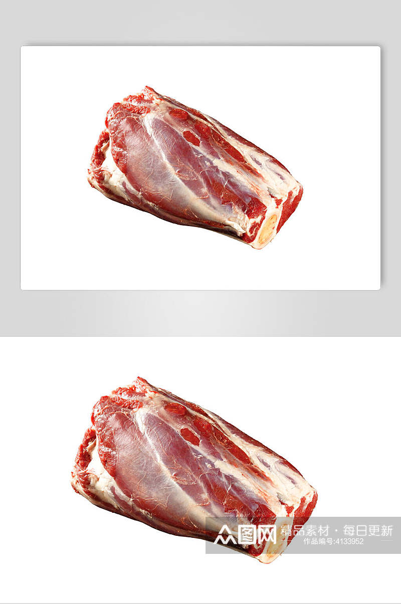 白底食材牛肉高清图片素材