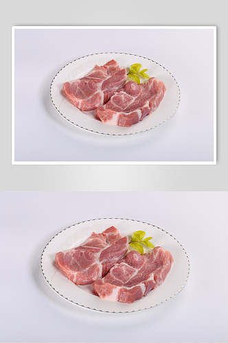 新鲜猪肉横图餐饮图片