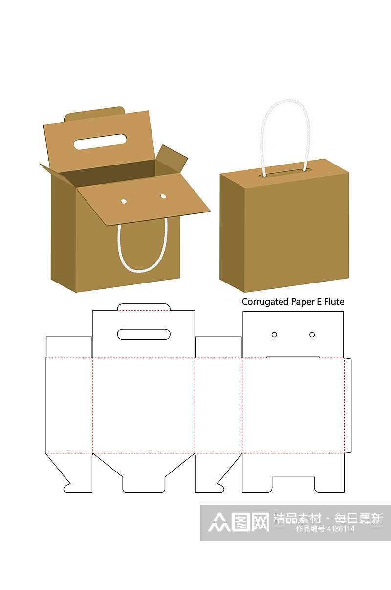 创意图纸设计食物包装矢量图纸素材