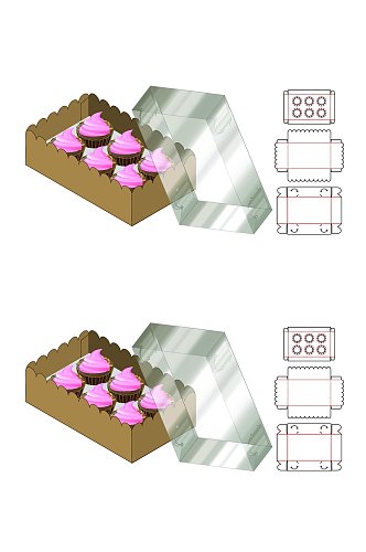 产品包装设计通用产品包装矢量量图纸