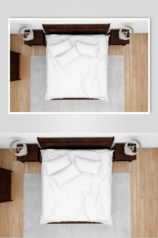 床单枕头床上用品布艺展示样机