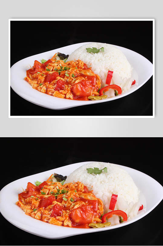 西红柿炒蛋盖浇饭图片-西红柿炒蛋盖浇饭素材下载-众图网