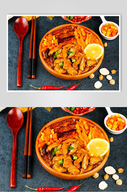 香辣烤肉拌饭图片-香辣烤肉拌饭素材下载-众图网