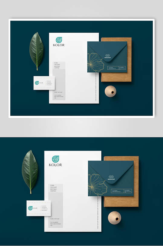 高品质品牌vi公司卡片样机