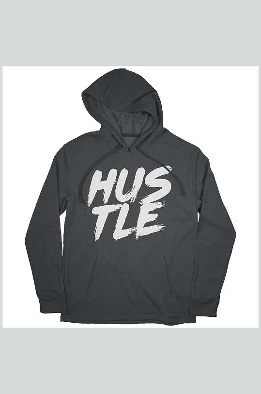 男士英文字母图案休闲卫衣样机