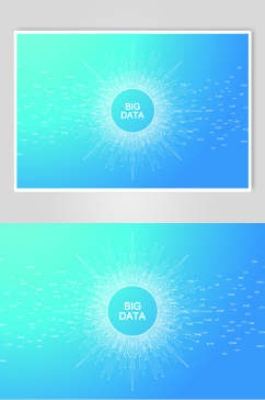 蓝色科技数据矢量素材