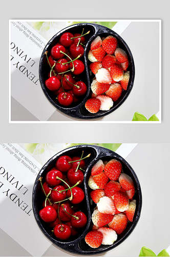 车厘子草莓水果图片