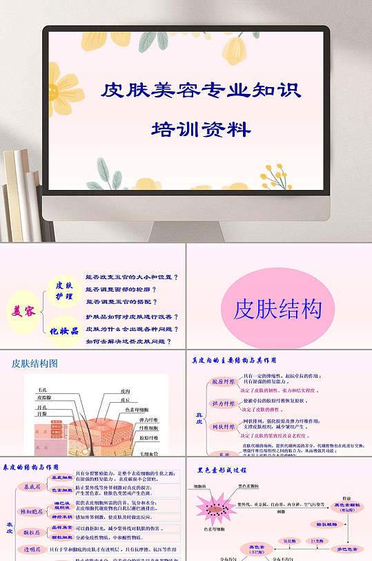 皮肤美容专业知识培训资料皮肤基础知识ppt