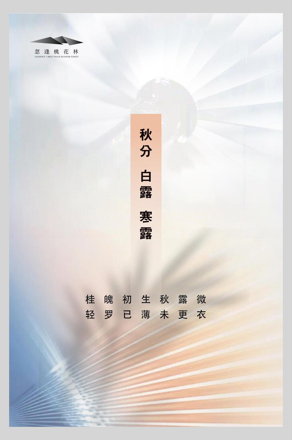 极简寒露节气海报素材