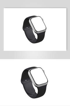 表带黑苹果手表可视化贴图样机