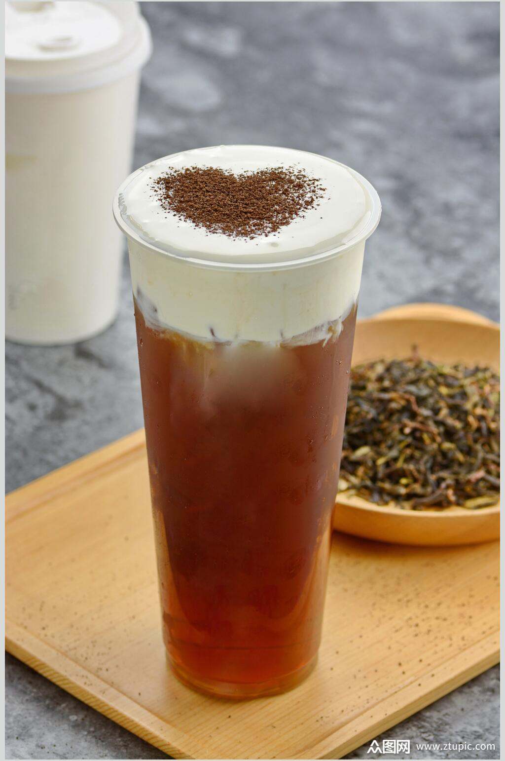 精美学生贵尚奶茶果汁饮品图片素材