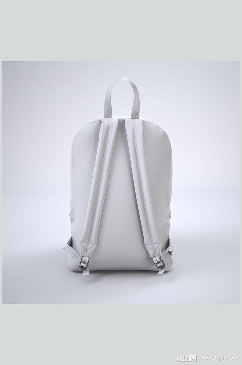 手提阴影灰白墙壁双肩背包样机模板下载-编号4299562-众图网