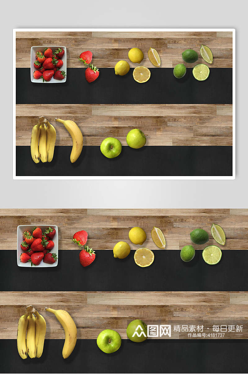 水果简约素雅高端碟子食物素材素材