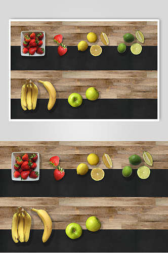 水果简约素雅高端碟子食物素材