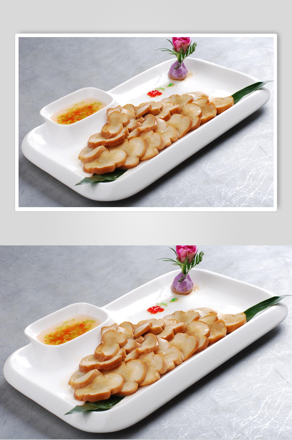 杏鲍菇卤味美食高清图片素材