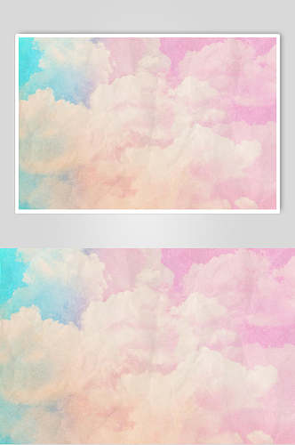 彩色彩色云朵高清图片