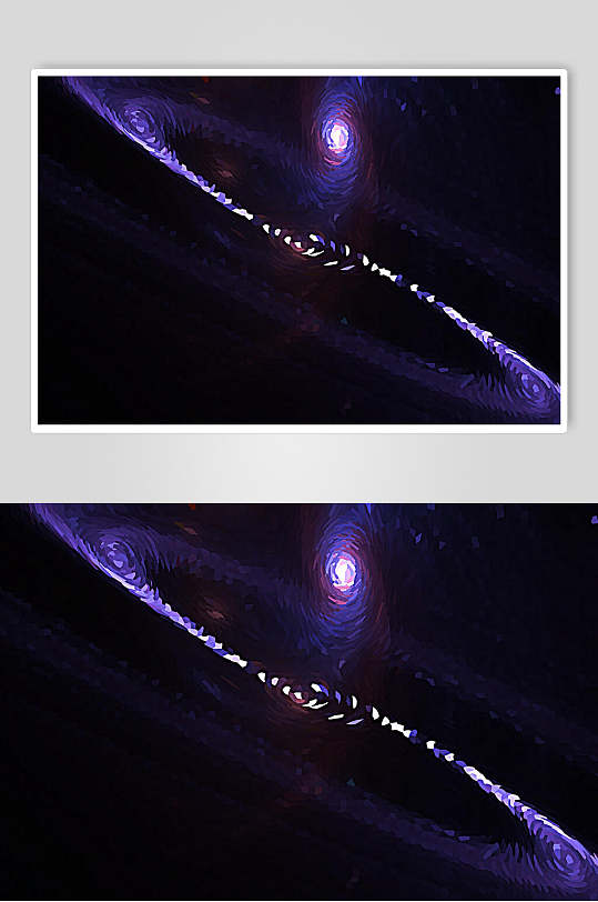 蓝紫色抽象宇宙图片