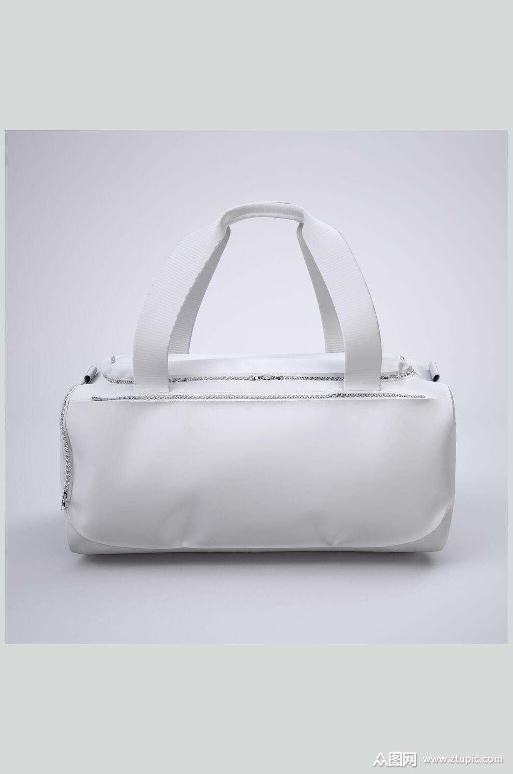 手提阴影近景高清双肩背包样机素材