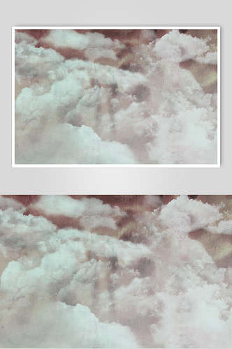 彩色云朵云层图片