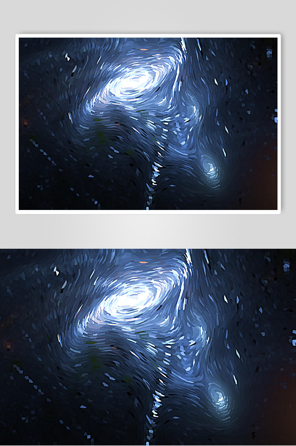 蓝色抽象宇宙图片素材