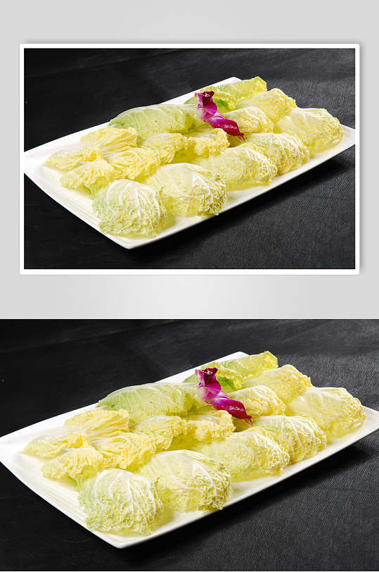 精品美味娃娃菜麻辣烫配菜图片