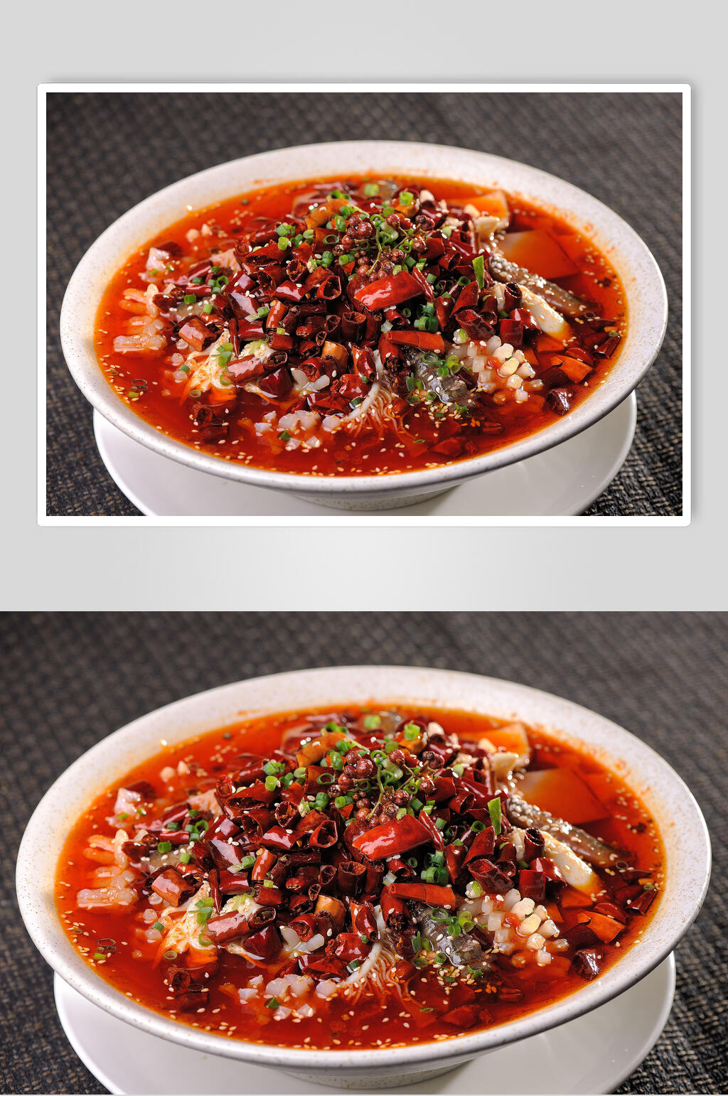 香辣海鲜冒菜实拍美食高清图片素材