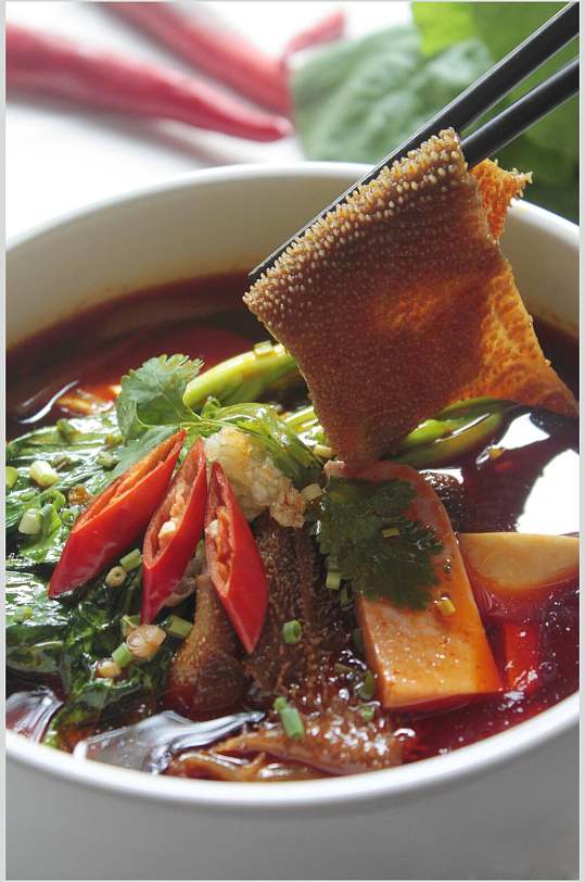 冒菜百叶毛肚实拍美食图片