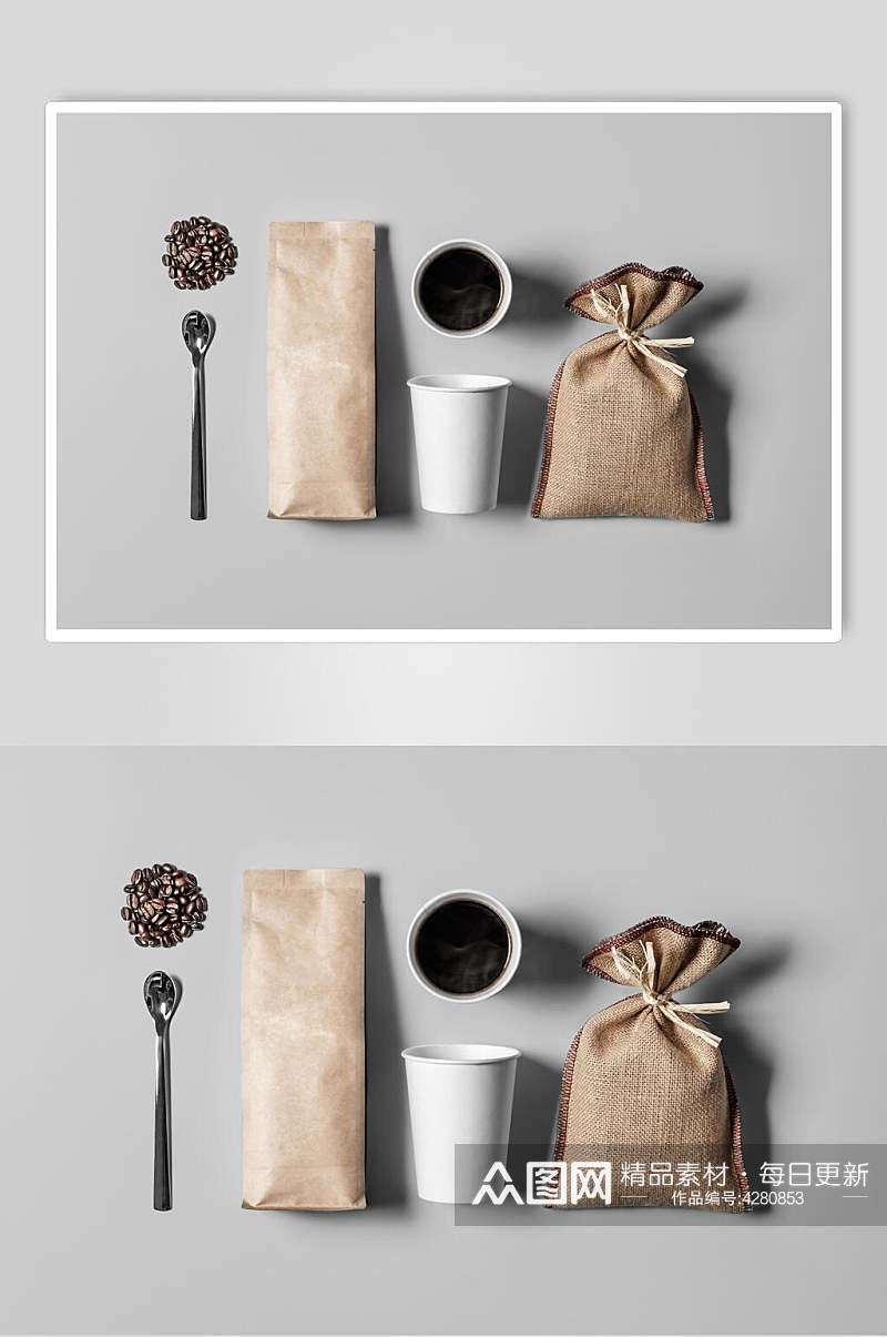 包装袋咖啡样机素材