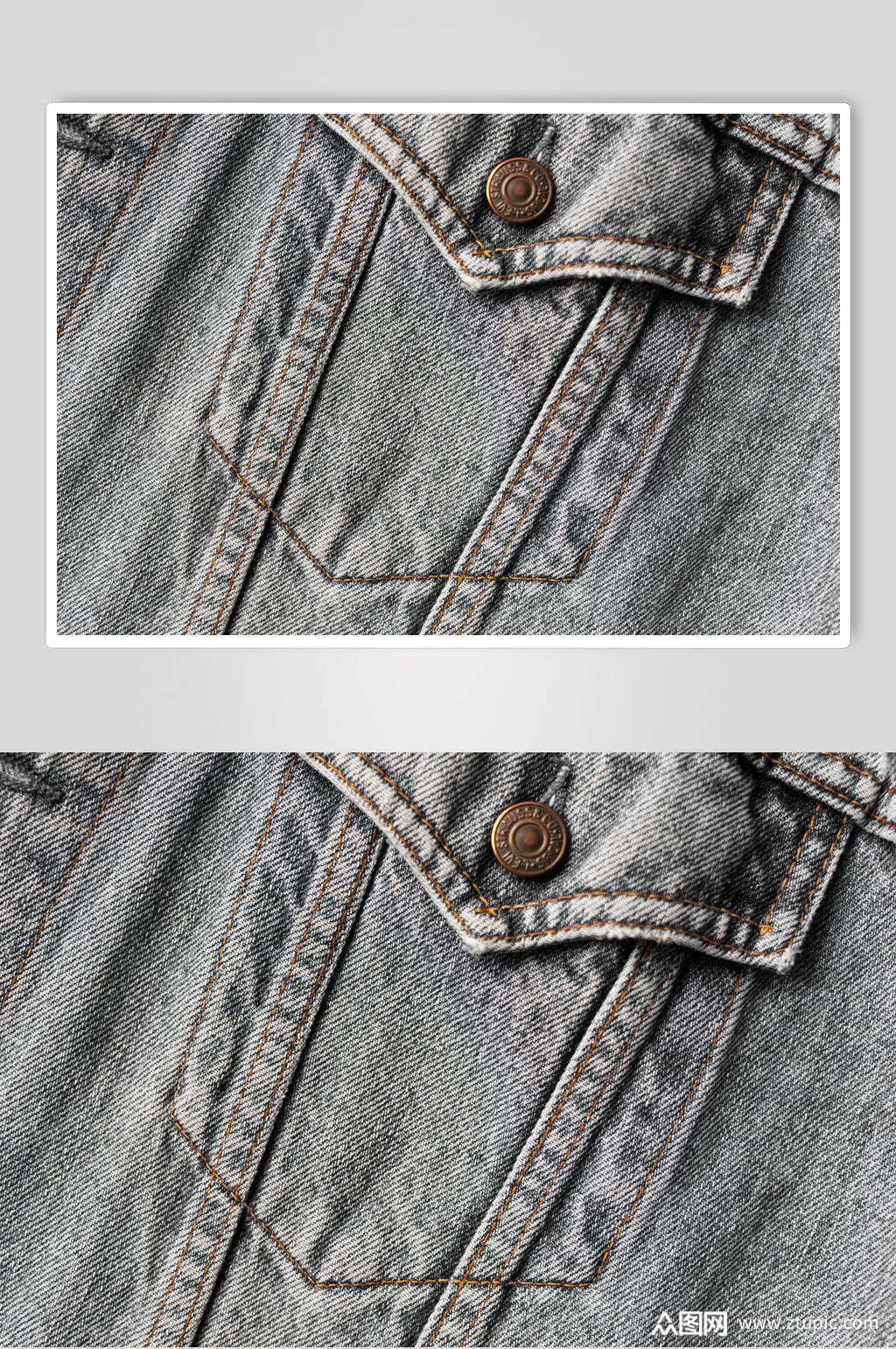 创意牛仔口袋衣服纹理图片素材